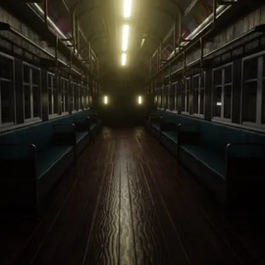 Train Car and Tunel Animated - Final Fantasy VII Remake