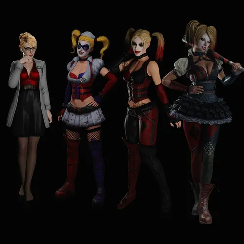 harley quinn nurse costume arkham city