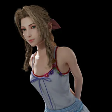 Aerith Gainsborough (Cosplayer edition) - Final Fantasy VII Remake