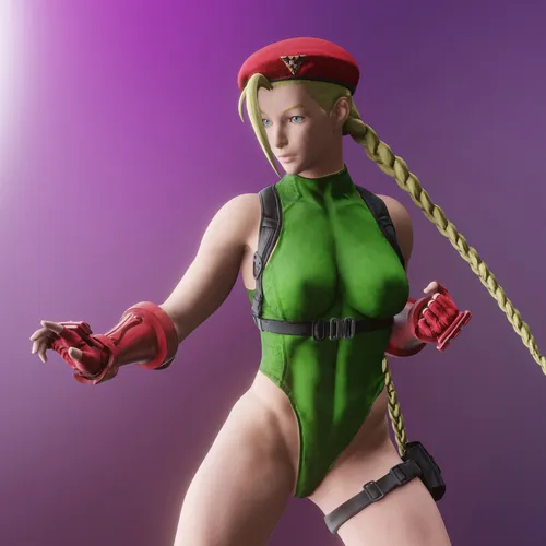 Street fighter's Cammy - Finished Projects - Blender Artists Community