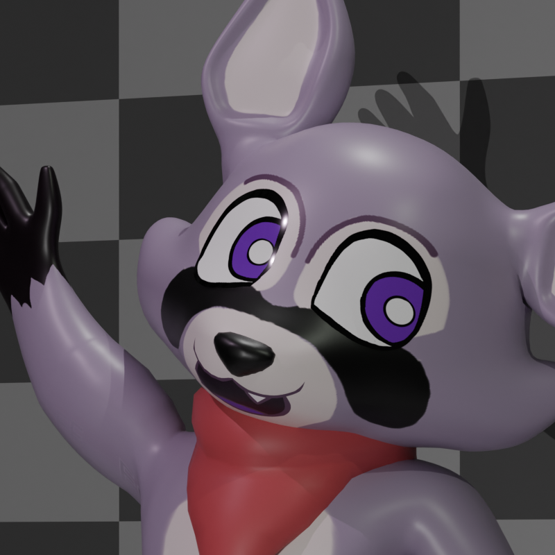 Open3dlab • Rambley The Raccoon 