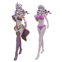Lady Celestina from Subverse - model by NightySix3D