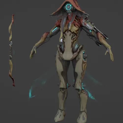 Open3DLab • Ivara (Warframe)