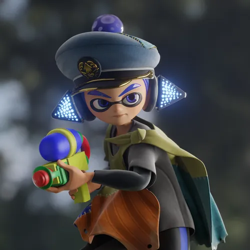 SmutBase • Captain Agent 3 - Male Inkling (Splatoon 3), Blender 3.6.5 Eevee