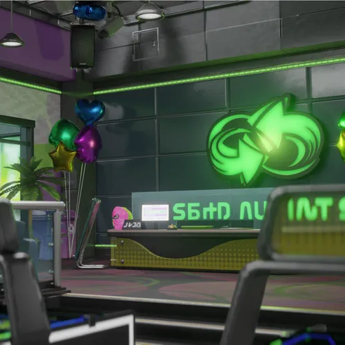 Open3dlab • Local Lobby Splatoon 3 Blender 362 Eevee