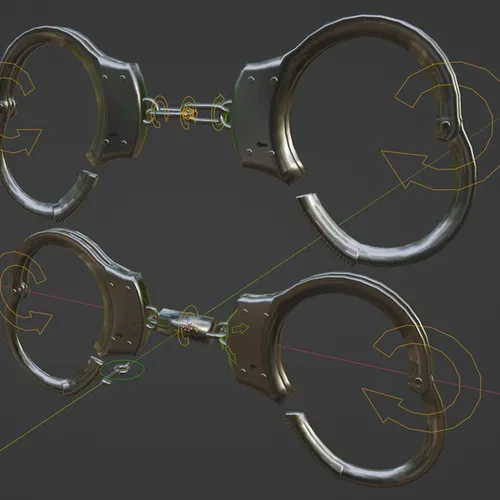 Thumbnail image for Handcuffs / Barcuffs - With key.