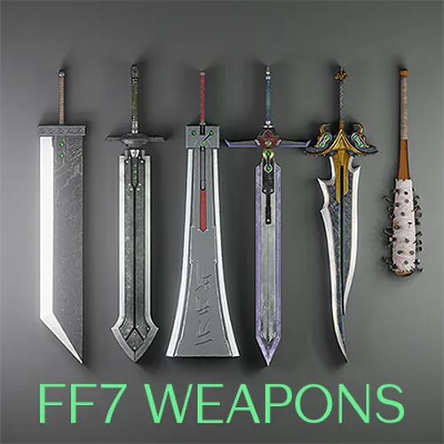 Thumbnail image for FF7 - weapons