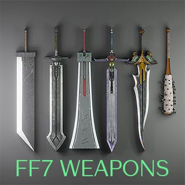 FF7 - weapons