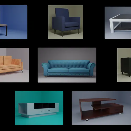 Open3DLab • Furniture Pack 1