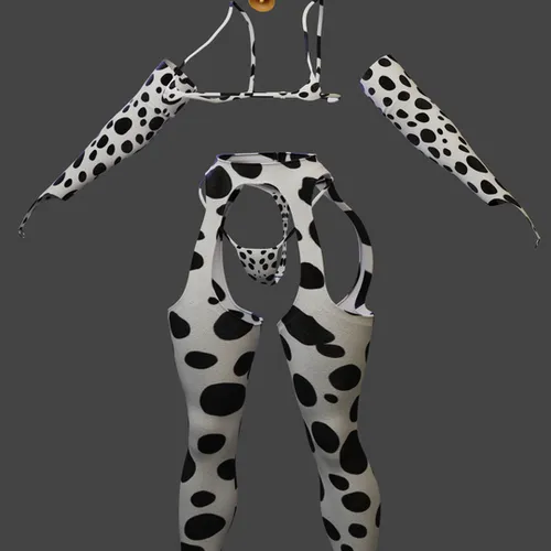 Thumbnail image for Cow pattern outfit