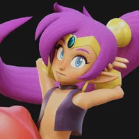 Femboy Shantae (v1.04) Blender 3.0.1 [Original by Rafaknight] Converted by BDAnimare