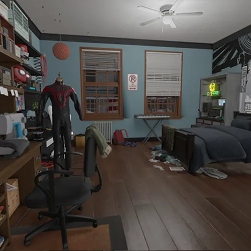 Open3DLab • SpiderMan Miles Morales Morales Apartment