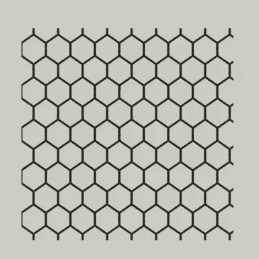 Procedural hexagon and fishnet material v1.1