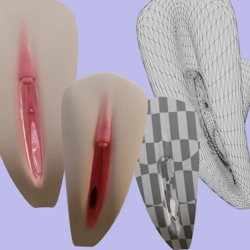 Thumbnail image for Simple vagina model [Eevee / Cycles]