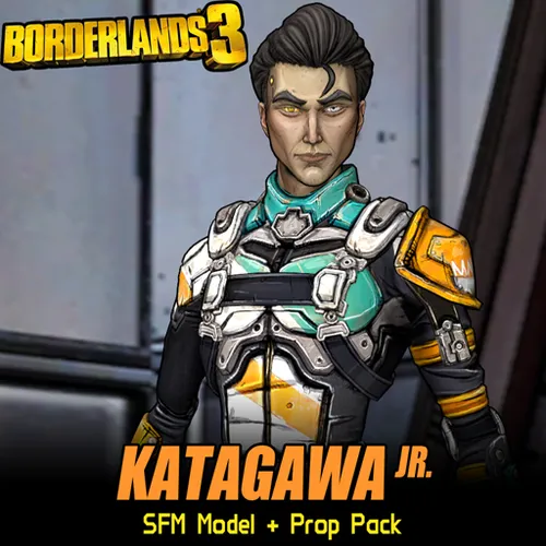 SFMLab • Borderlands 3: Katagawa Jr. (Model + Prop Pack)