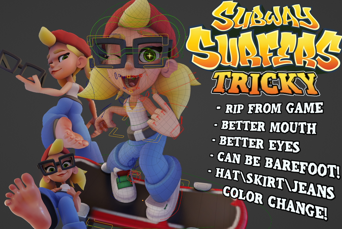 Open3DLab • Tricky (Subway Surfers)