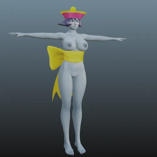 Thumbnail image for Hsien Ko Nude - Crappy SFM-to-Blender Port