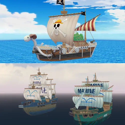 ONE PIECE GOING MERRY SHIP SET SPEED BUILD! 