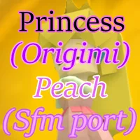 Princess Origami peach (Sfm port)