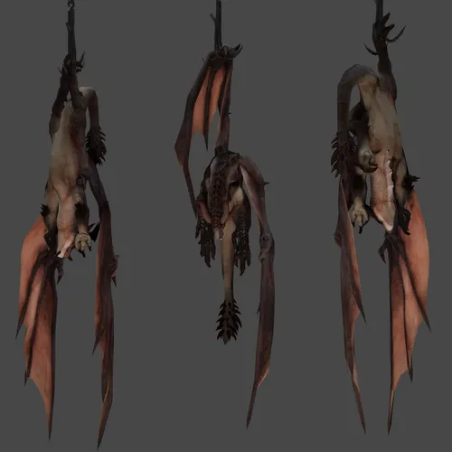 Open3dlab • Hanging Dragons Trophies Warcraft Dragonflight