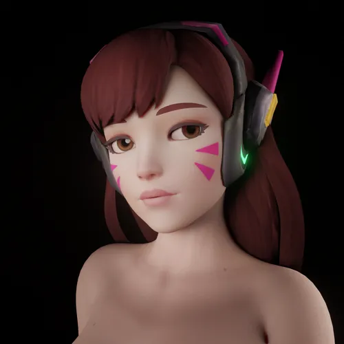 3d Model Dva Zbrush