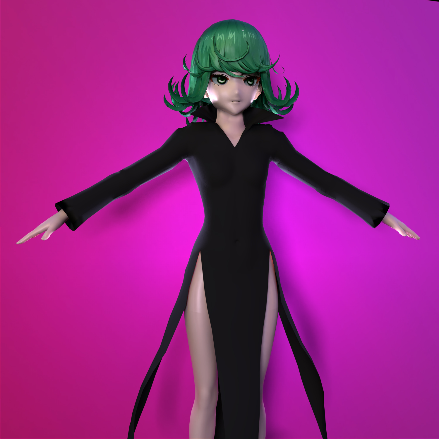 SmutBase • One Punch-Man | Tatsumaki [Nude, Blender]