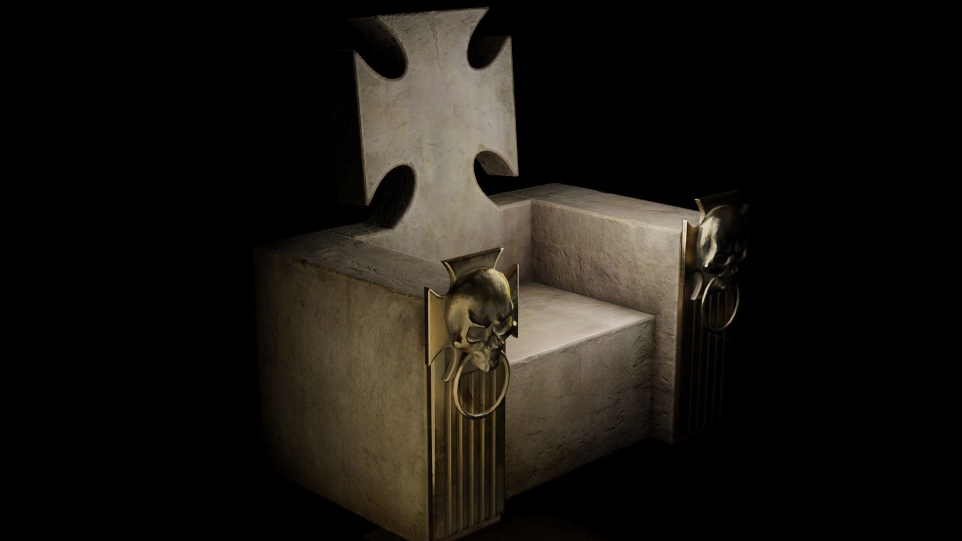 Open3dlab triple h throne wwe 2k25