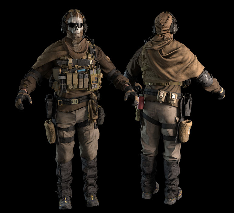 Simon Ghost Riley CGI 5 COD MW II 2022 by michaelxgamingph on