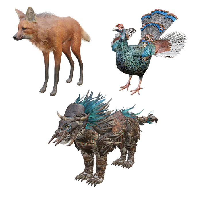 Open3dlab animals shadow of the tomb raider