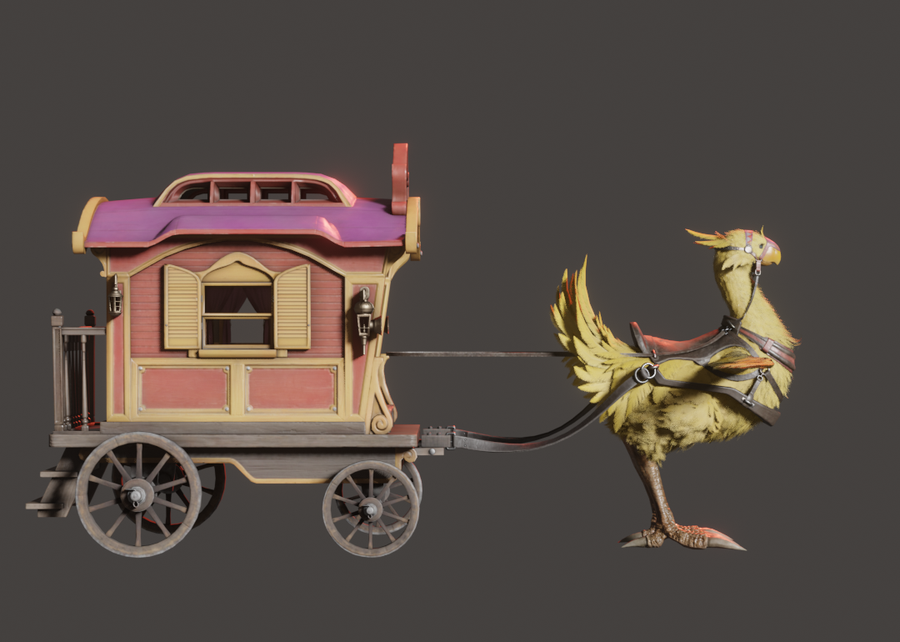 Chocobo Carriage - FF7 Remake