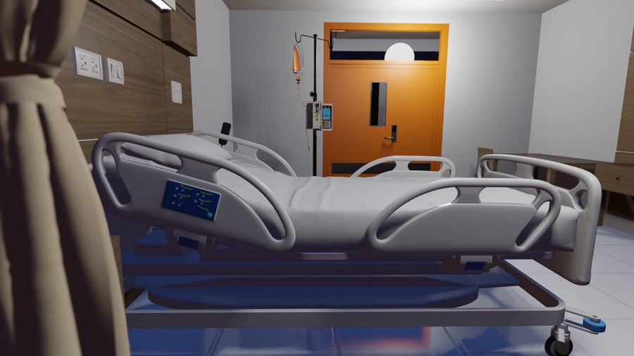 Modern Hospital Room