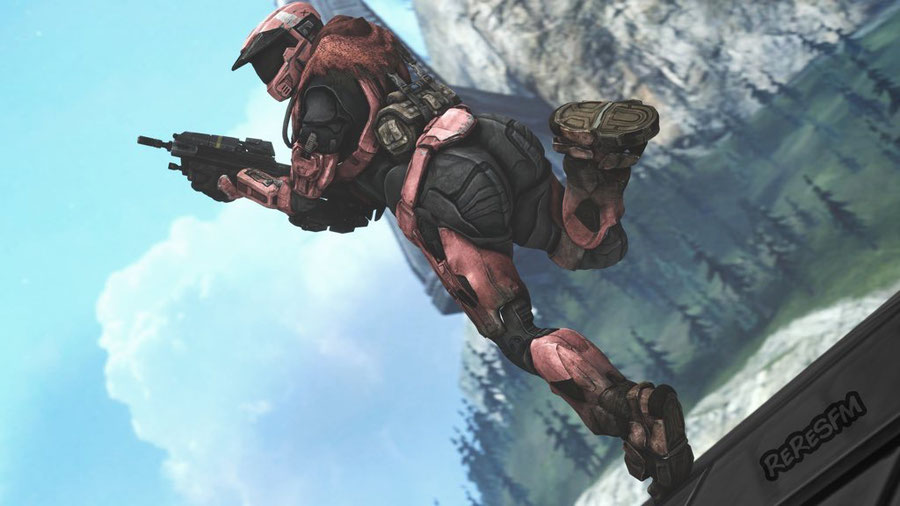 Halo: Reach Default Female Spartan With Big Butt
