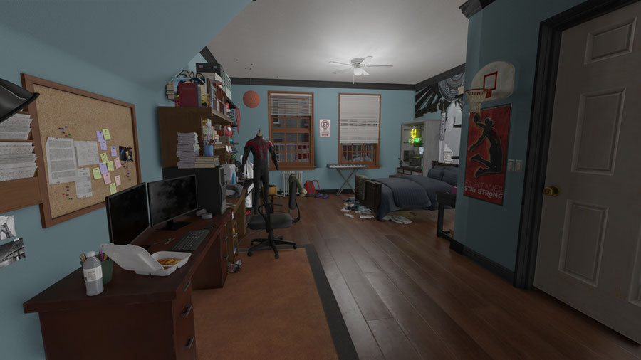 Open3DLab • SpiderMan Miles Morales Morales Apartment
