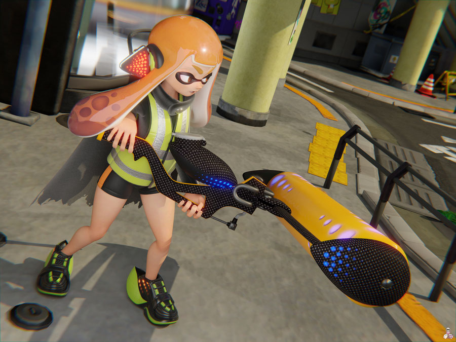 Open3DLab • Splatoon 1 Hero Roller