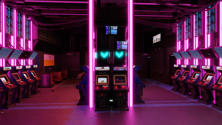 Open3DLab • Brain Wash Arcade (Cyberpunk 2077)