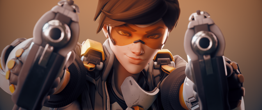 Tracer (Overwatch fanart) - Finished Projects - Blender Artists Community