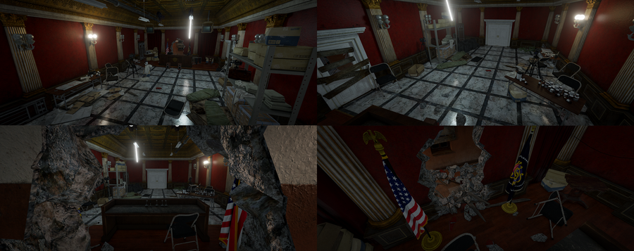 Open3dlab • Resident Evil 2 Rpd Environment Pack 1