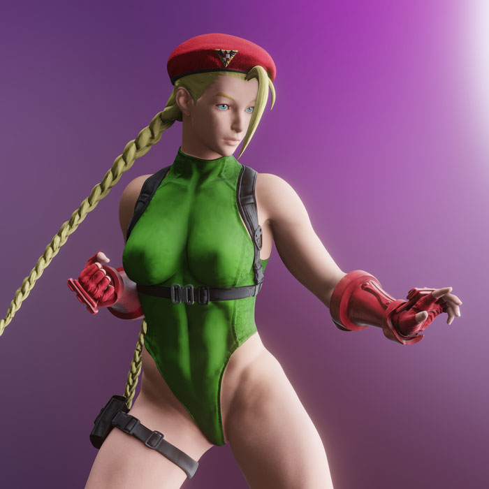 Street fighter's Cammy - Finished Projects - Blender Artists Community