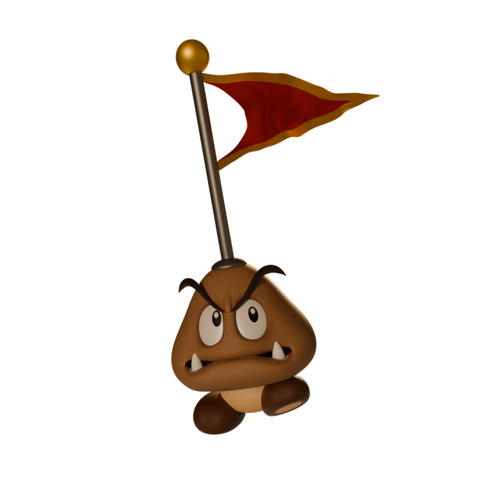 Open3DLab • All Goomba and his subspecies [Blender] v1.2