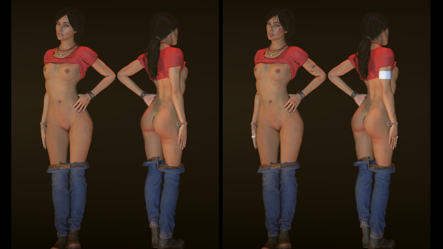 Nude Chloe Frazer (Uncharted: The Lost Legacy)
