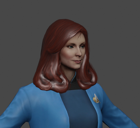 Open3DLab • Star Trek - Beverly Crusher