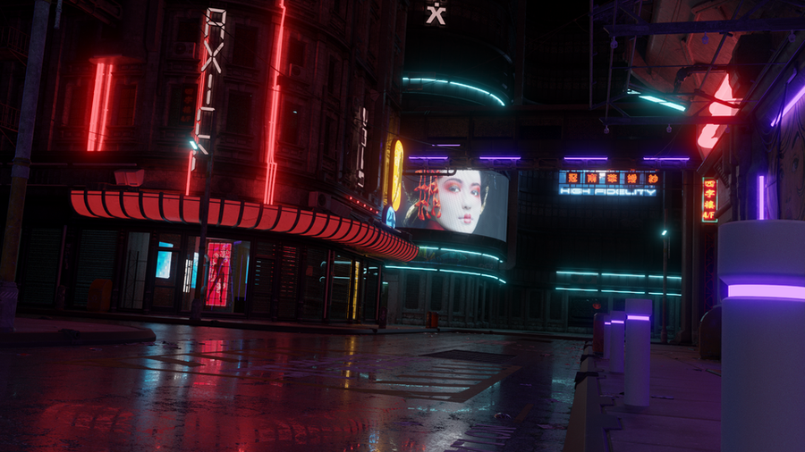 Open3DLab • Cyberpunk Streets