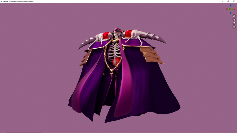 Open3DLab • Ainz Ooal Gown