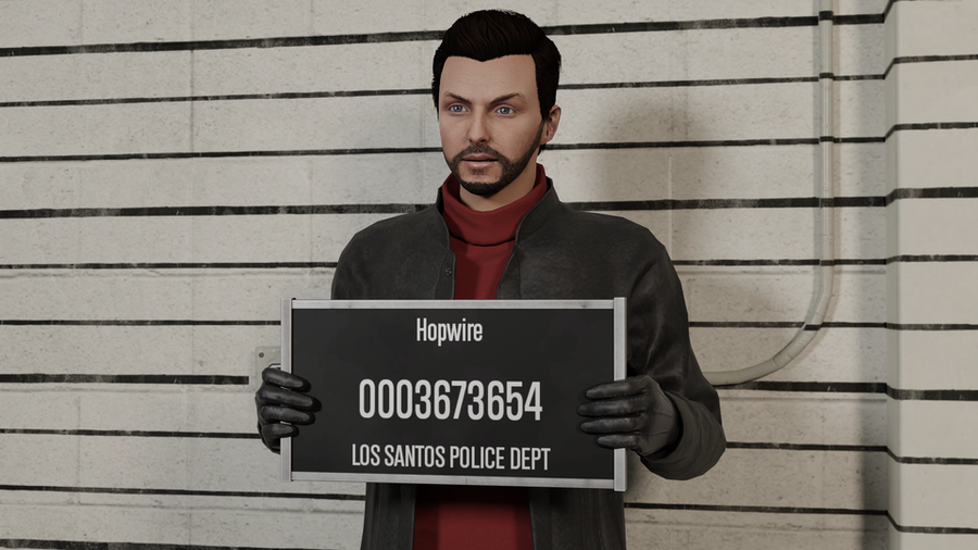 [Grand Theft Auto Online] Police Mugshot Room