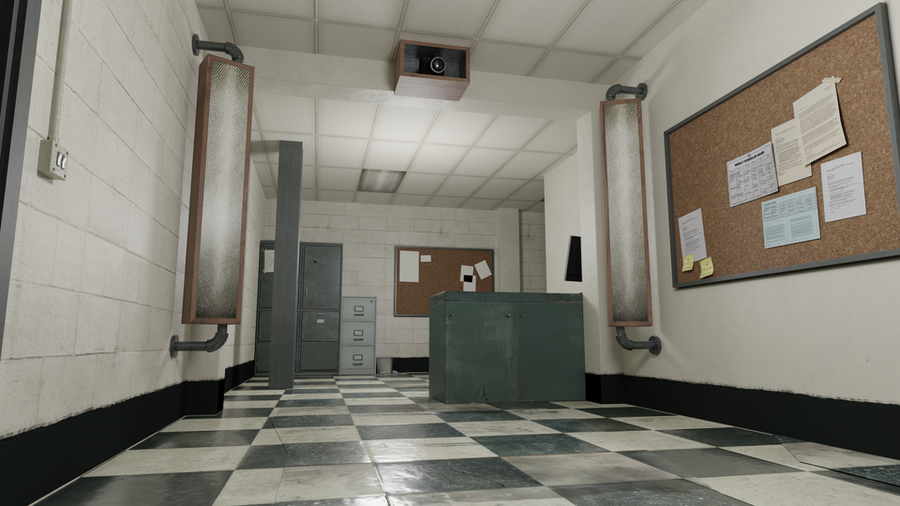 Open3dlab • Grand Theft Auto Online Police Mugshot Room