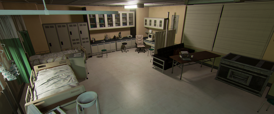 Resident Evil 3 - Hospital ( Lobby & ICU )