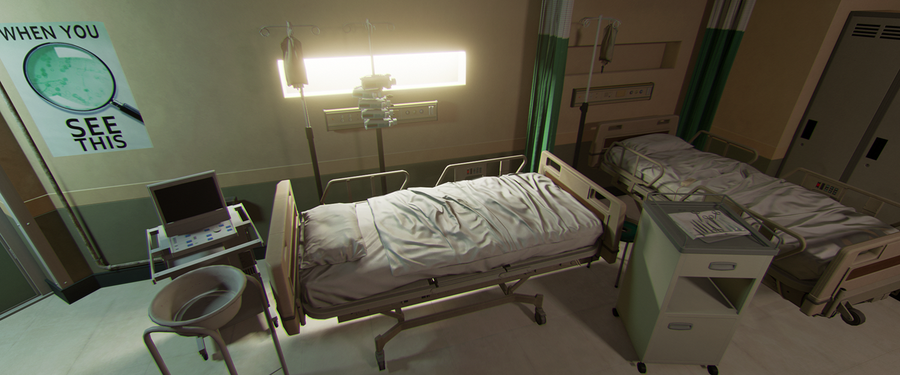 Resident Evil 3 - Hospital ( Lobby & ICU )