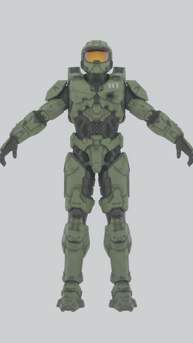 Open3DLab • Master Chief, Fortnite model