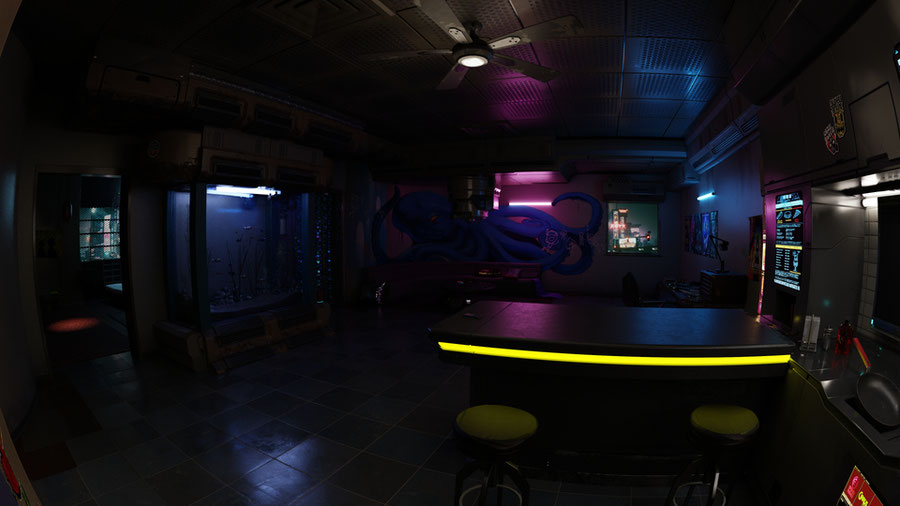 Open3DLab Judy S Complete Apartment Cyberpunk 2077 Cycles Only   Judy Apt   Main Living GoBwWeI Thumb.detail 