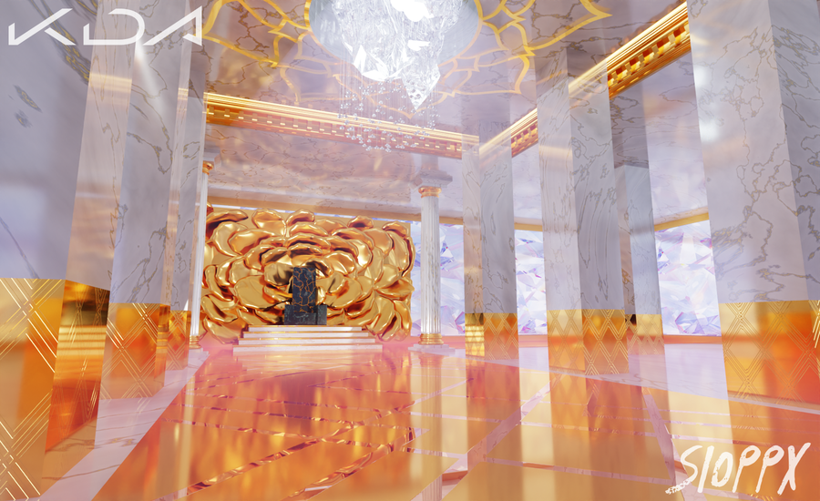 Open3DLab • K/DA Gold Throne Room